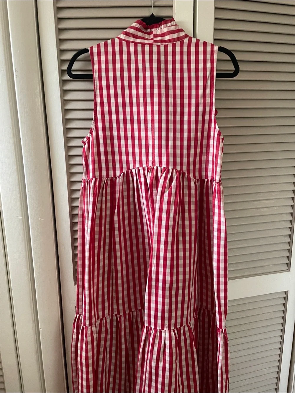 Sister Jane Stables Gingham Bow Midi Dress Sz S - Picture 6 of 6